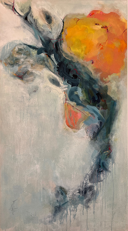 Becoming Mixed Media on Canvas by Caroline Rose Artist